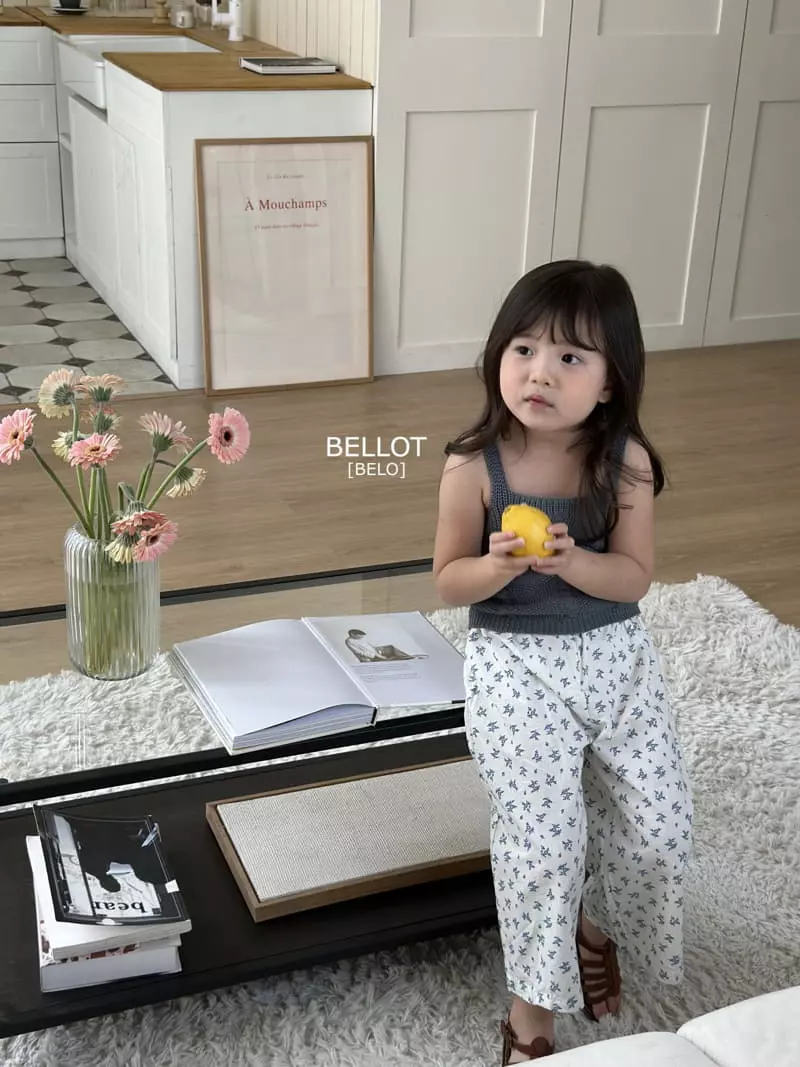 Bellot - Korean Children Fashion - #discoveringself - Flower Pants - 4