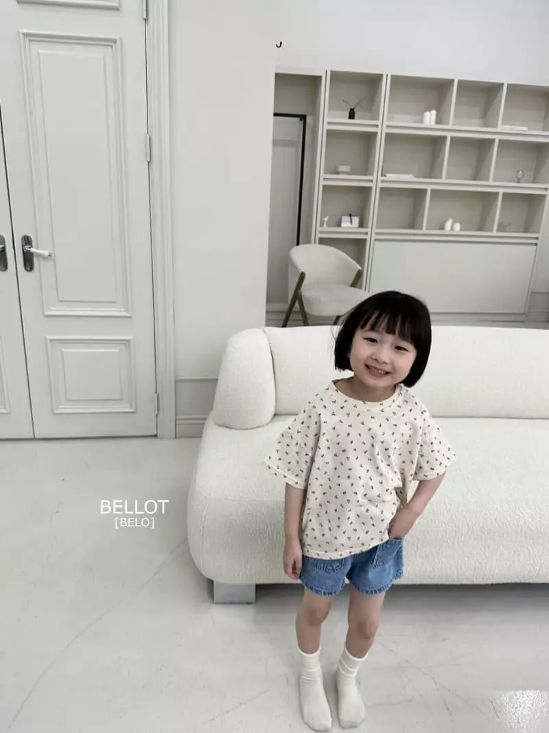 Bellot - Korean Children Fashion - #magicofchildhood - Flower Tee - 6