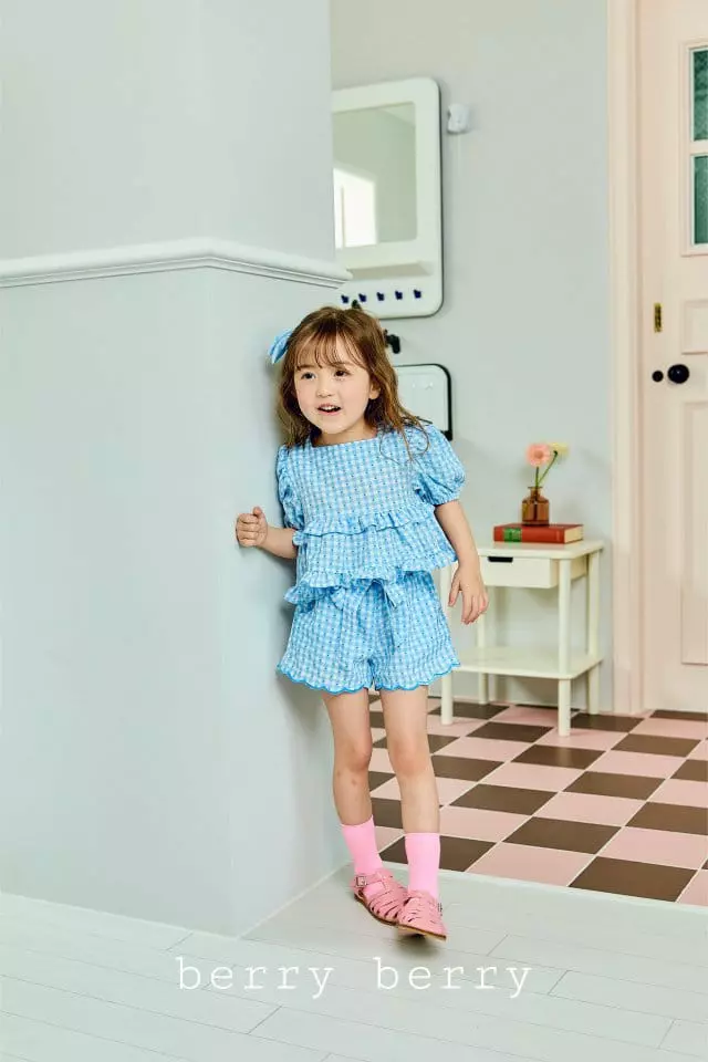 Berry Berry - Korean Children Fashion - #childofig - Pop Corn Top Bottom Set - 7