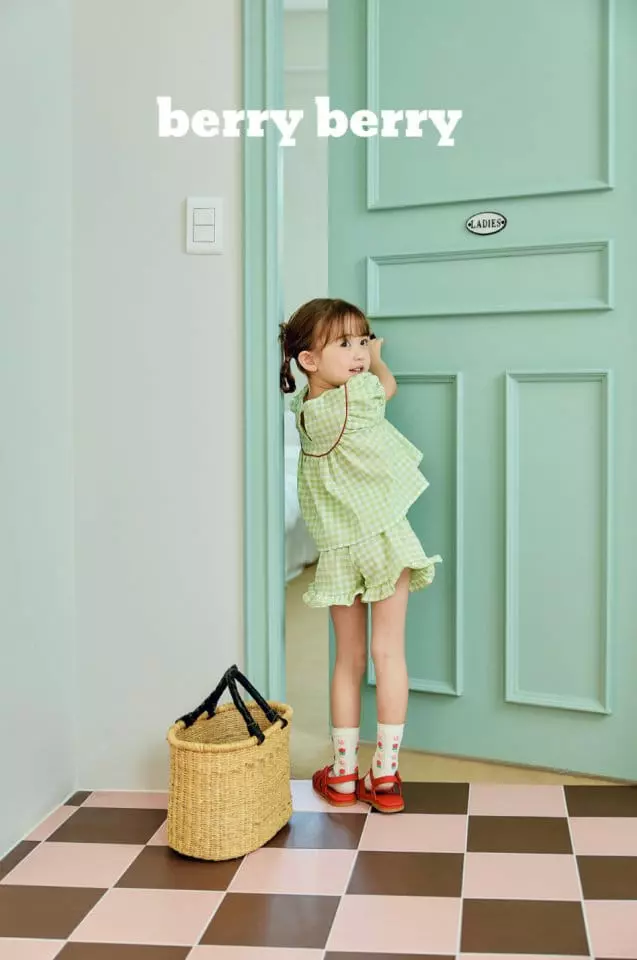 Berry Berry - Korean Children Fashion - #discoveringself - Strawberry Top Bottom Set
