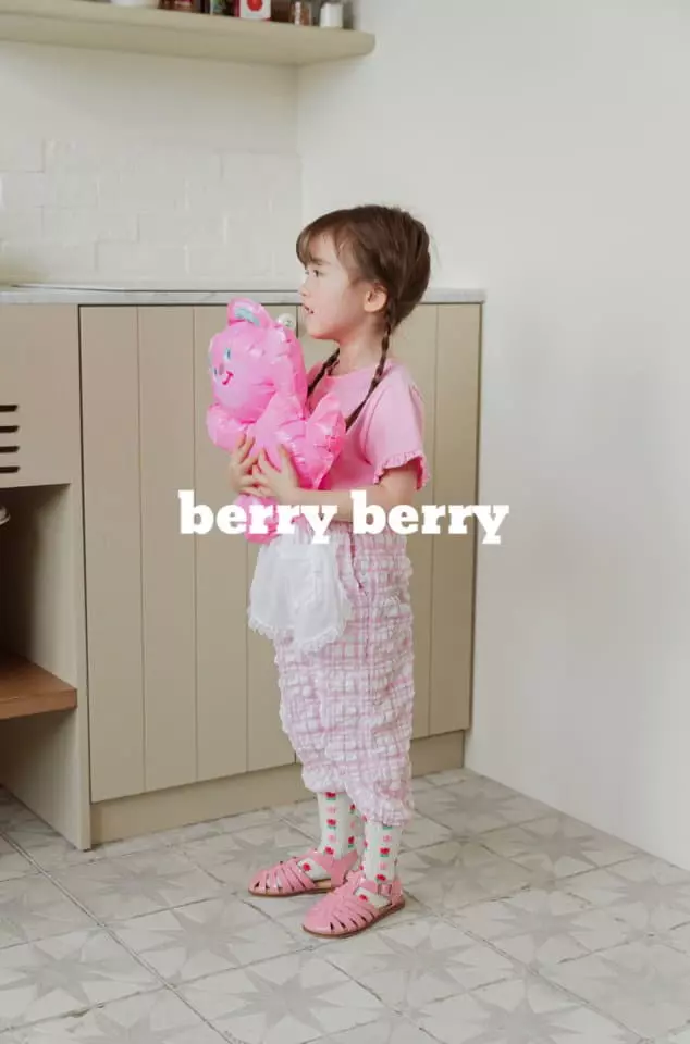 Berry Berry - Korean Children Fashion - #kidsshorts - Thank Ypu Tee - 5