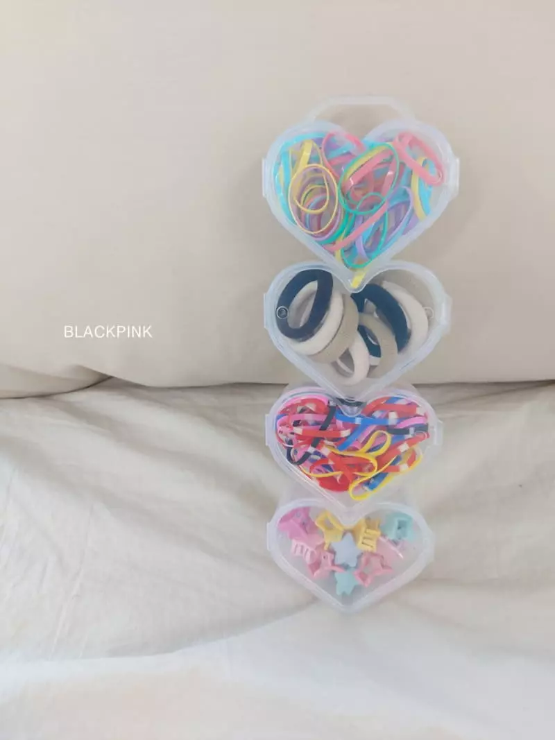 Black Pink - Korean Children Fashion - #Kfashion4kids - Random Heart Case