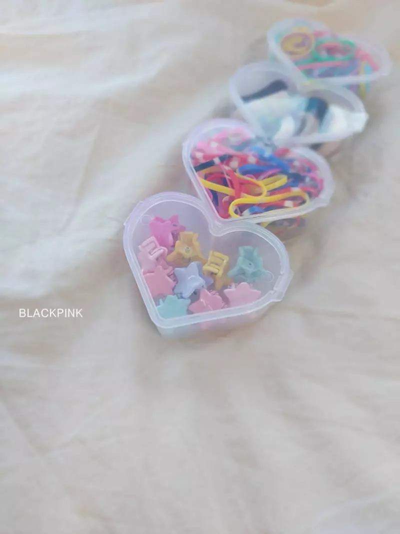 Black Pink - Korean Children Fashion - #childofig - Random Heart Case - 7
