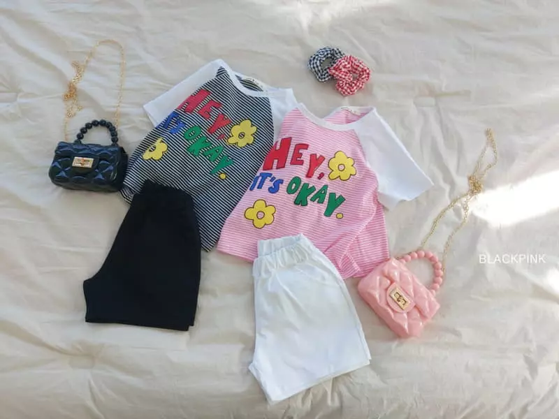 Black Pink - Korean Children Fashion - #designkidswear - Hey Raglan Tee - 3
