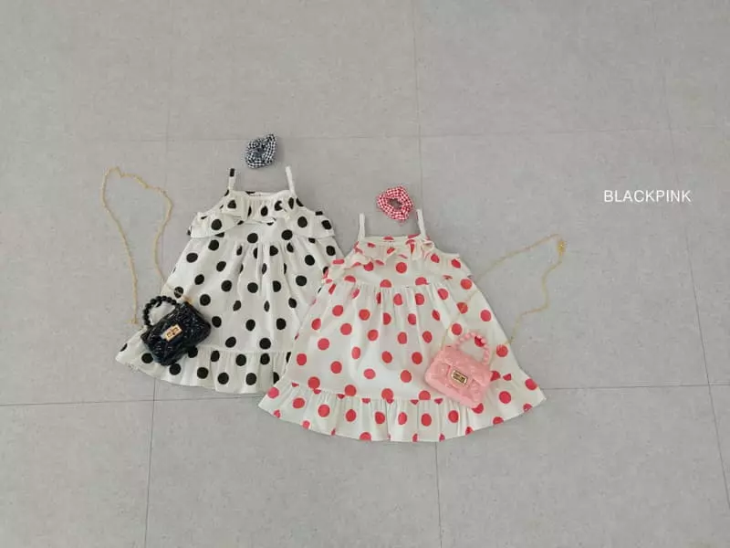 Black Pink - Korean Children Fashion - #discoveringself - Lavin One-piece