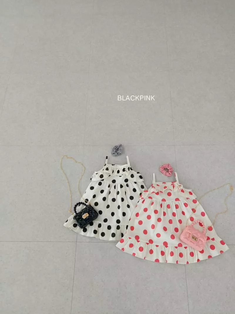 Black Pink - Korean Children Fashion - #fashionkids - Lavin One-piece - 2