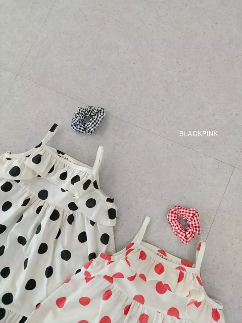 Black Pink - Korean Children Fashion - #kidsshorts - Lavin One-piece - 3