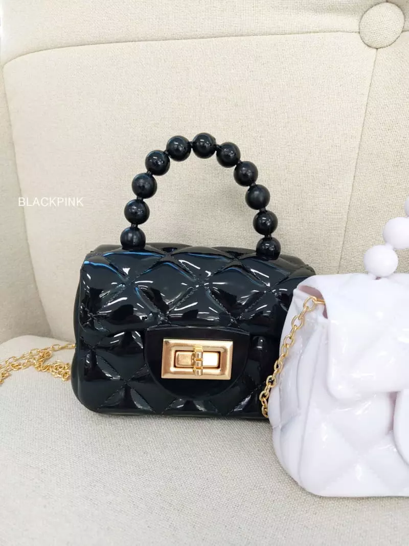 Black Pink - Korean Children Fashion - #kidsstore - Jelly Cross Bag - 11