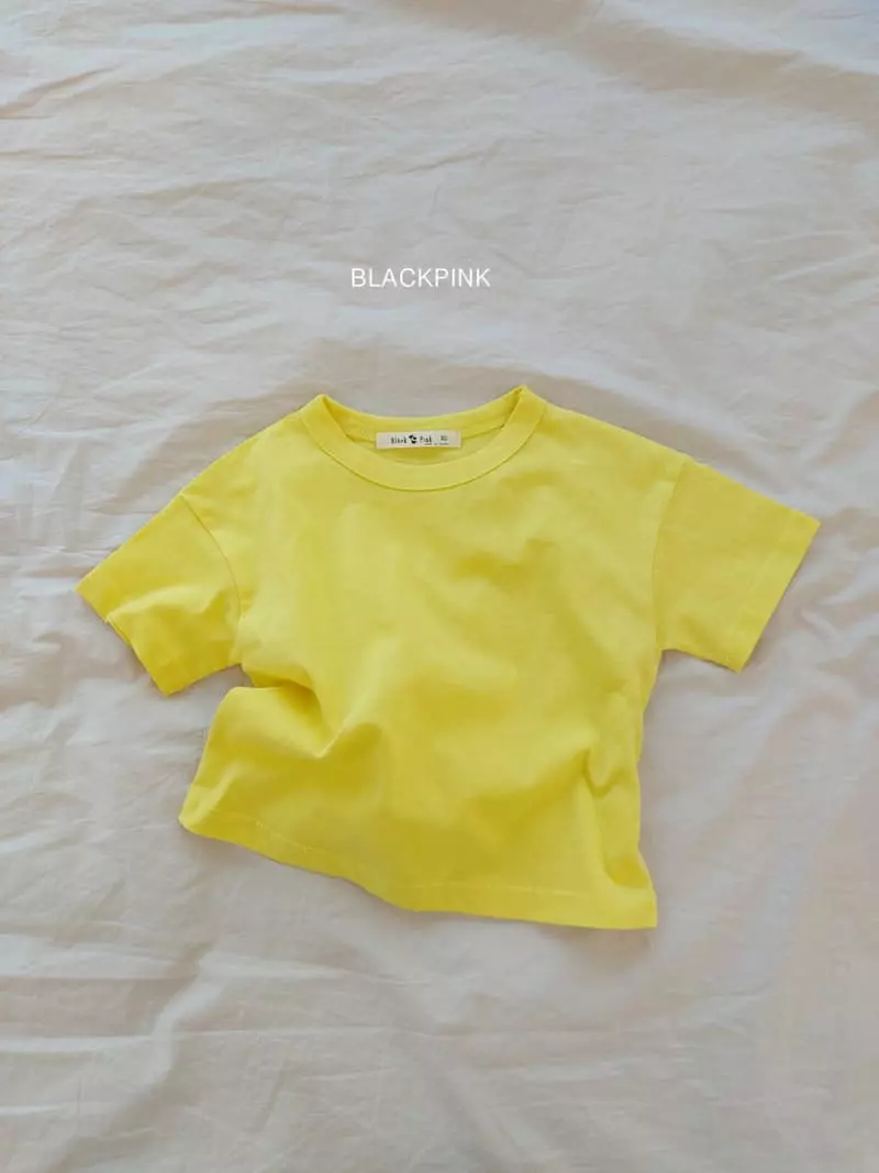 Black Pink - Korean Children Fashion - #kidsstore - Basic Tee - 6