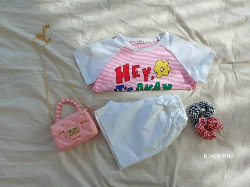 Black Pink - Korean Children Fashion - #littlefashionista - Hey Raglan Tee - 10