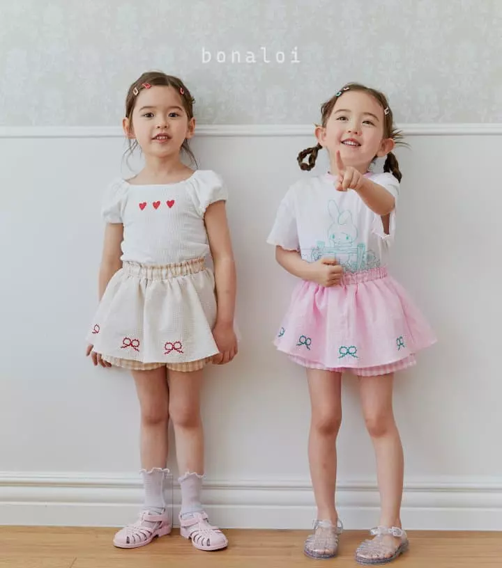 Bonaloi - Korean Children Fashion - #littlefashionista - Mamng Skirt pants - 5