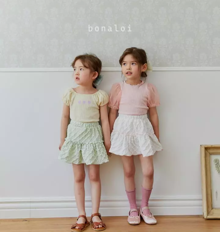 Bonaloi - Korean Children Fashion - #stylishchildhood - Melon Skirt - 6