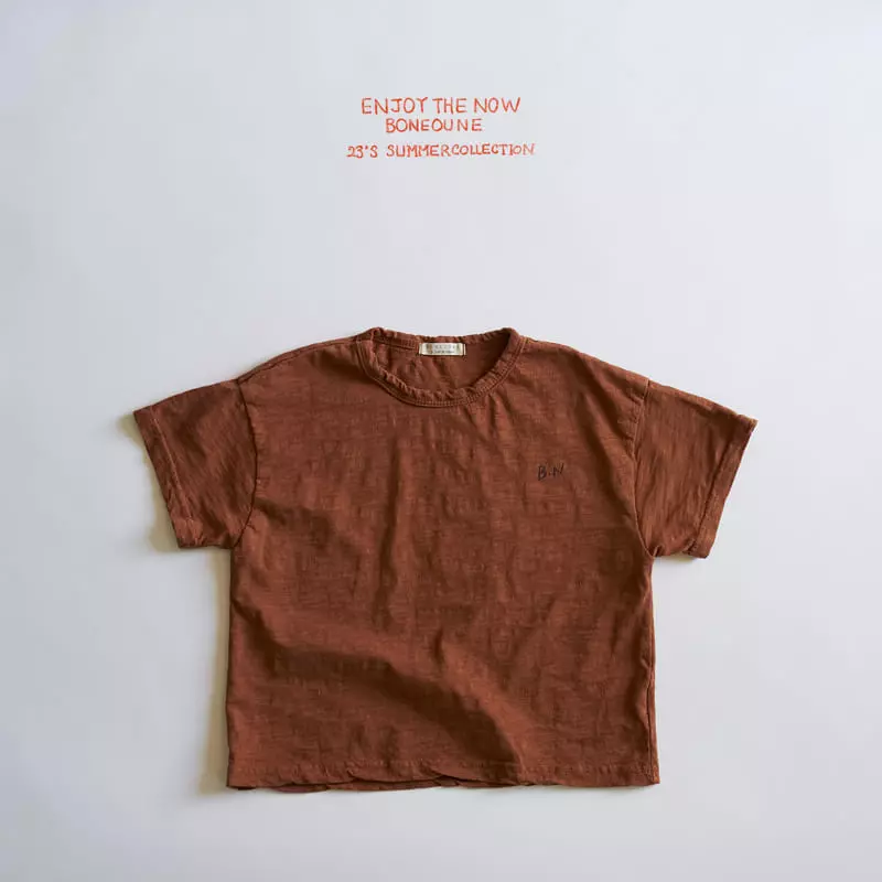 Boneoune - Korean Children Fashion - #designkidswear - Bone Slim Tee - 3