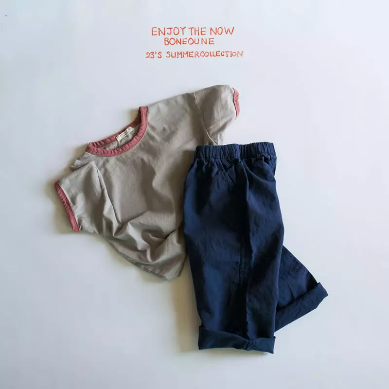 Boneoune - Korean Children Fashion - #fashionkids - Combi Tee - 6