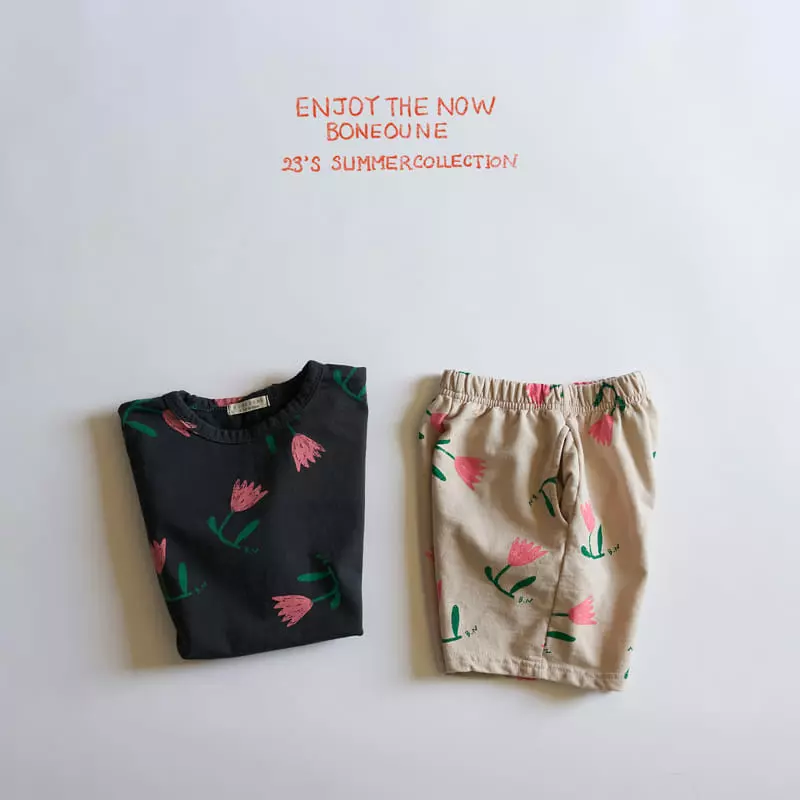 Boneoune - Korean Children Fashion - #kidzfashiontrend - Daldal Flower Tee - 3
