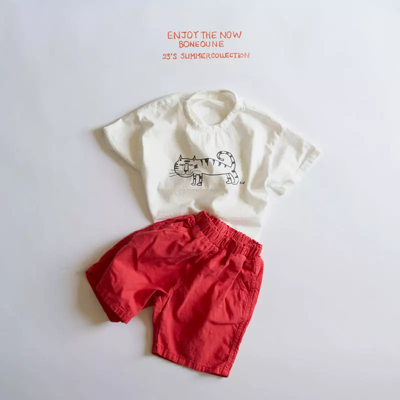 Boneoune - Korean Children Fashion - #littlefashionista - Happy Tiger Tee - 3