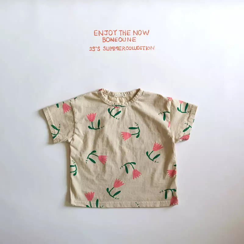 Boneoune - Korean Children Fashion - #prettylittlegirls - Daldal Flower Tee - 8