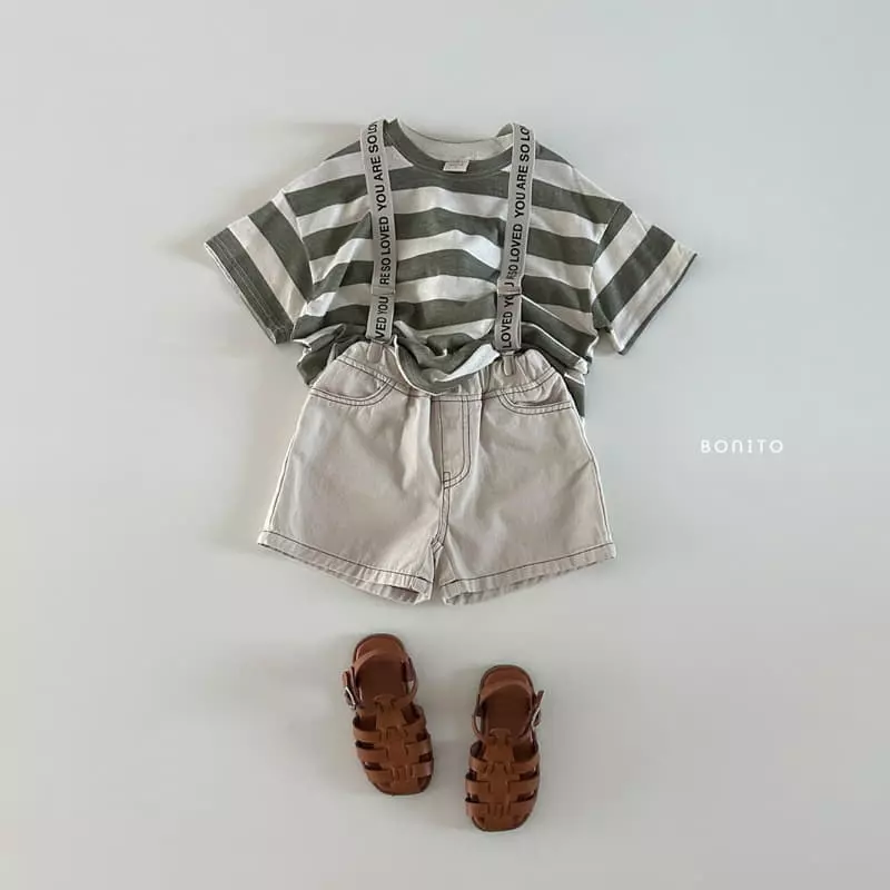 Bonito - Korean Baby Fashion - #babyboutiqueclothing - Cotton Stitch Shorts - 9