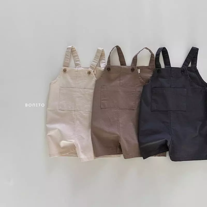 Bonito - Korean Baby Fashion - #babyclothing - Dungarees Shorts