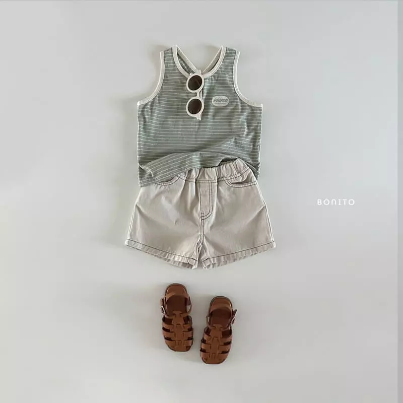 Bonito - Korean Baby Fashion - #babyfashion - Primo Stripes Sleeeless - 6
