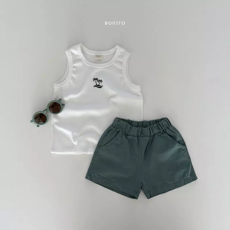 Bonito - Korean Baby Fashion - #babyfashion - Palm Sleeveless - 2