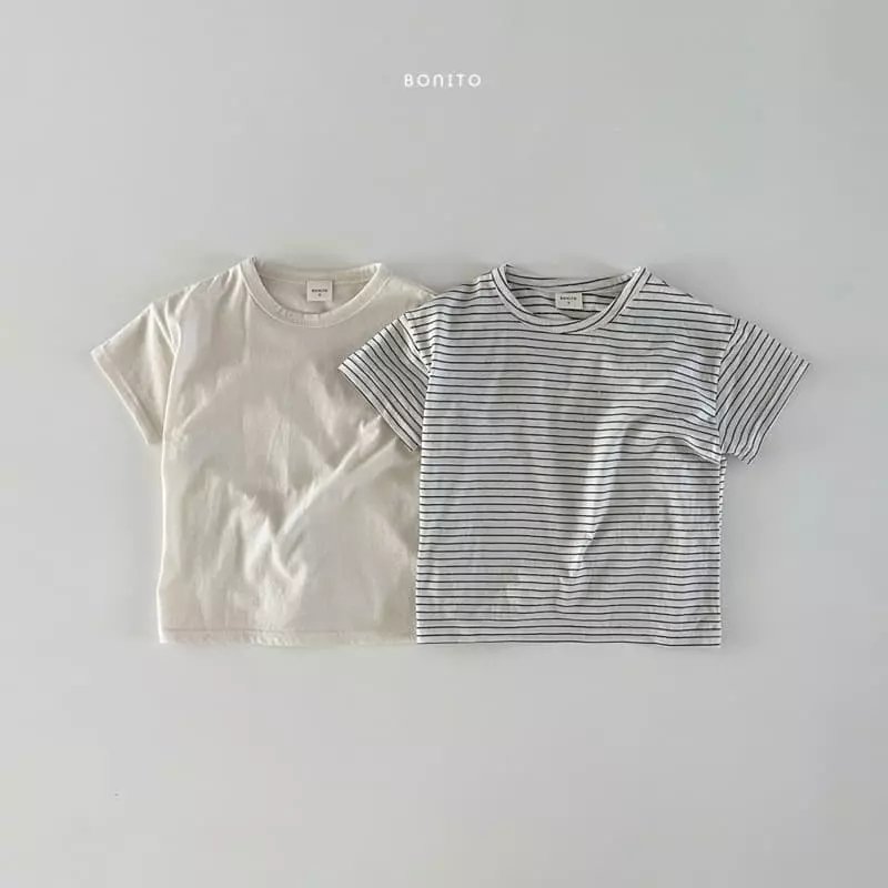 Bonito - Korean Baby Fashion - #babyfever - 1+1 Base Tee - 2