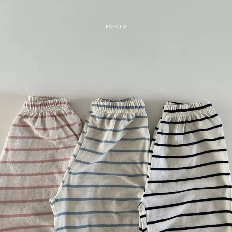 Bonito - Korean Baby Fashion - #babylifestyle - Stripes Summer Pants - 2