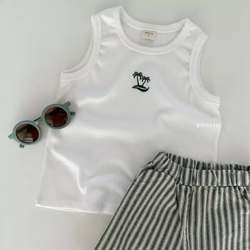 Bonito - Korean Baby Fashion - #babylifestyle - Palm Sleeveless - 5