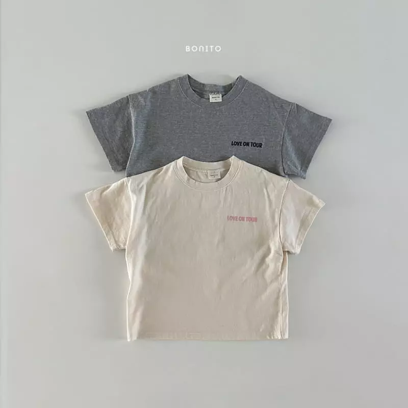 Bonito - Korean Baby Fashion - #babyoninstagram - Love On Tee - 2