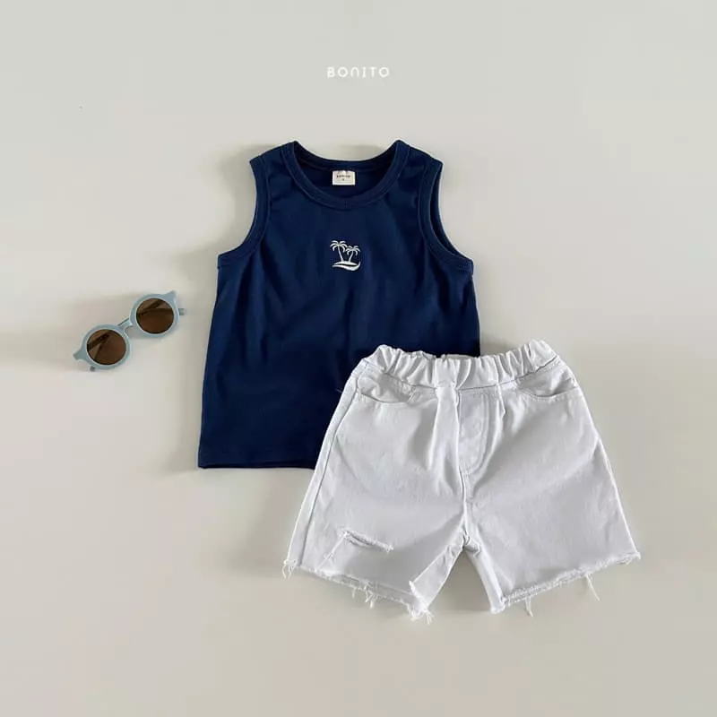 Bonito - Korean Baby Fashion - #babyoninstagram - Palm Sleeveless - 6