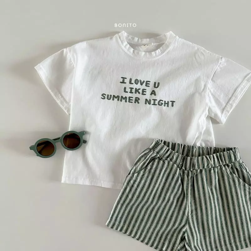 Bonito - Korean Baby Fashion - #babyoninstagram - Linen Stripes Shorts - 5