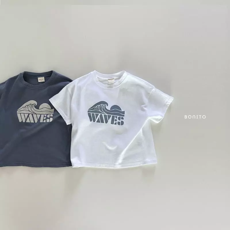 Bonito - Korean Baby Fashion - #babyoninstagram - Wave Tee