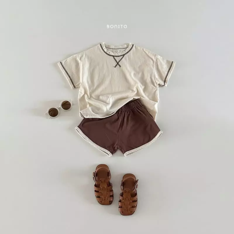 Bonito - Korean Baby Fashion - #babyootd - Gay Roppa Top Bottom Set - 6