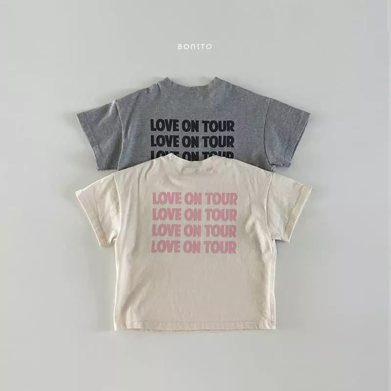 Bonito - Korean Baby Fashion - #babyootd - Love On Tee - 3