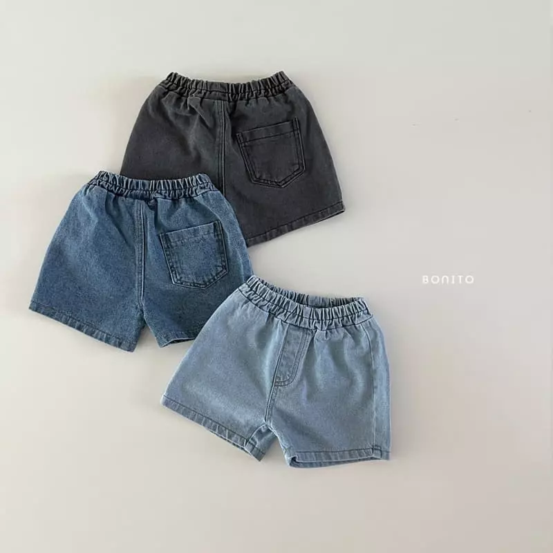 Bonito - Korean Baby Fashion - #babyootd - Denim Shorts - 3