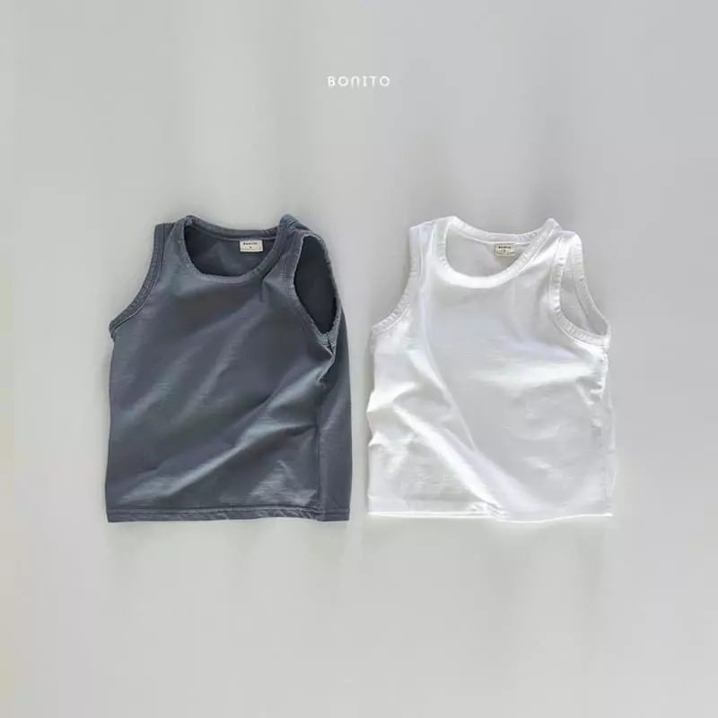 Bonito - Korean Baby Fashion - #babyoutfit - 1+1 Sleeveless - 2