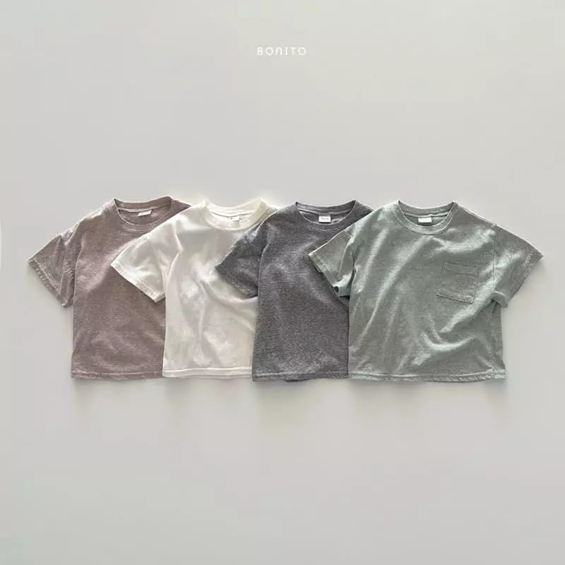 Bonito - Korean Baby Fashion - #babyoutfit - Slav Pocket Tee