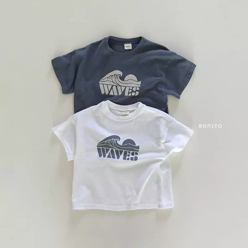 Bonito - Korean Baby Fashion - #babyoutfit - Wave Tee - 3