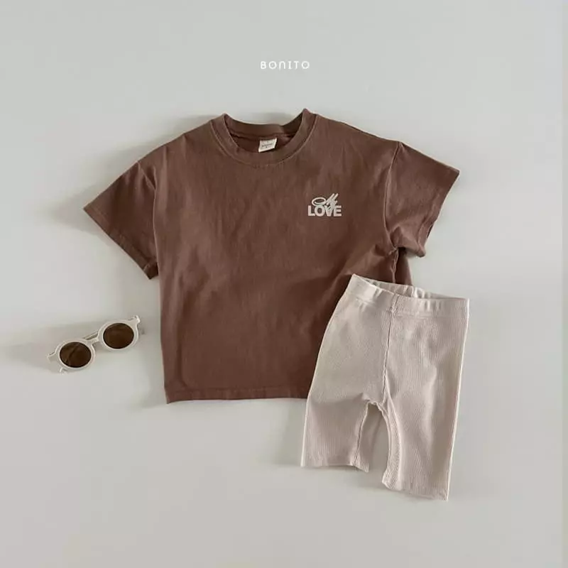 Bonito - Korean Baby Fashion - #onlinebabyboutique - Mu Love Tee - 7