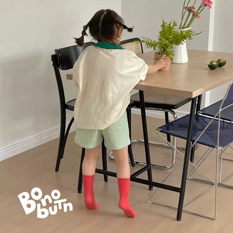 Bonobutton - Korean Children Fashion - #kidsshorts - Welsh Onion Tee - 3