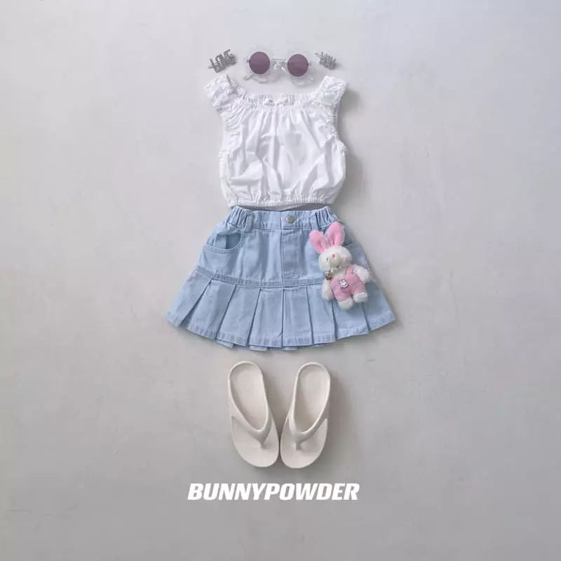 Bunny Powder - Korean Children Fashion - #Kfashion4kids - Ditto Denim Skirt - 7