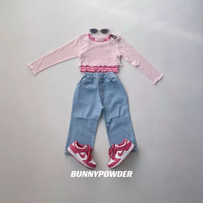 Bunny Powder - Korean Children Fashion - #childofig - Slit Jeans - 11