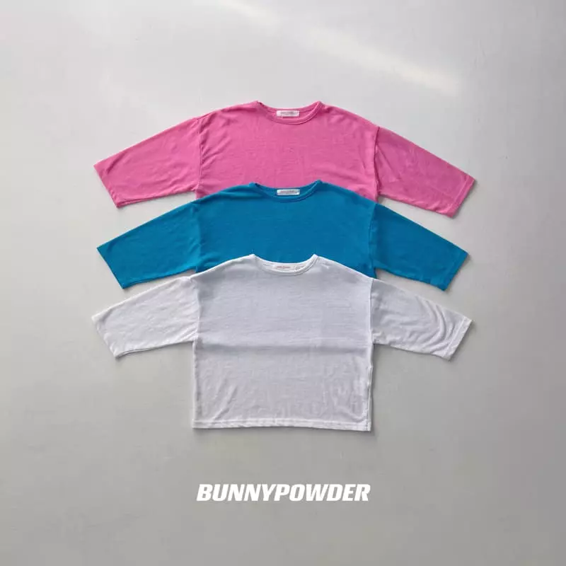 Bunny Powder - Korean Children Fashion - #childrensboutique - Linen Tee