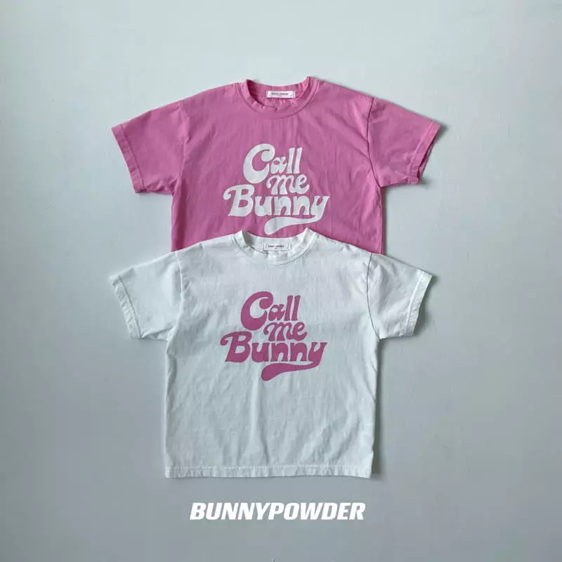 Bunny Powder - Korean Children Fashion - #discoveringself - Call ME Bunny Tee - 3