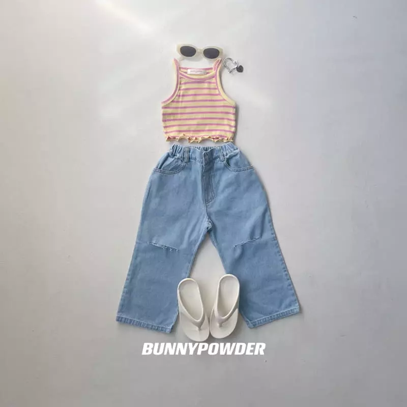 Bunny Powder - Korean Children Fashion - #magicofchildhood - Slit Jeans - 8