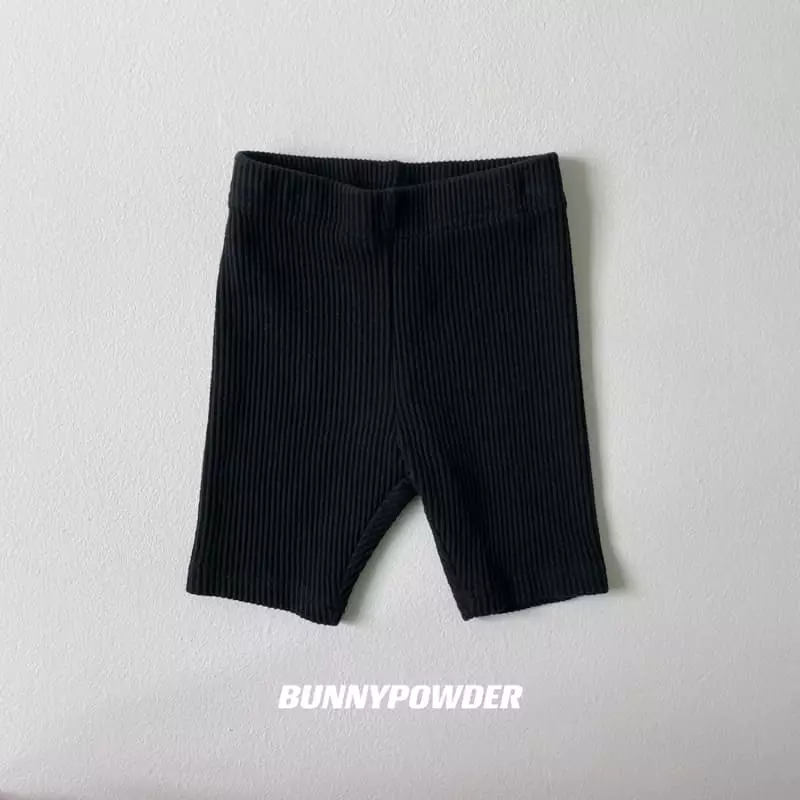Bunny Powder - Korean Children Fashion - #minifashionista - Rib Biker Leggings with mom - 7