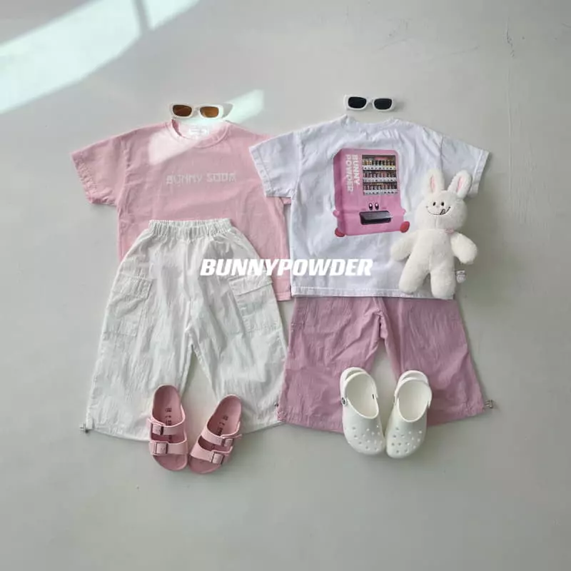 Bunny Powder - Korean Children Fashion - #todddlerfashion - Bunny Soda Tee with mom - 3