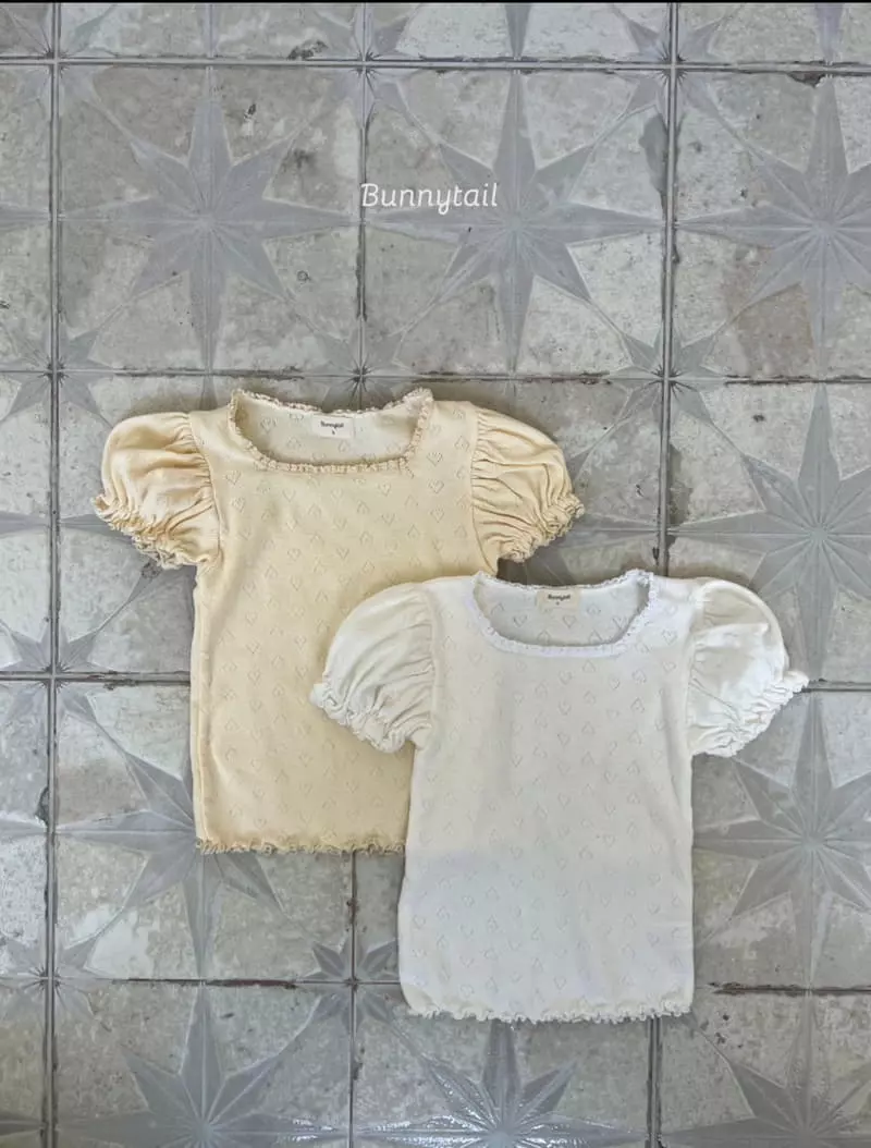Bunnytail - Korean Children Fashion - #prettylittlegirls - Lovely Eyelet Tee - 5