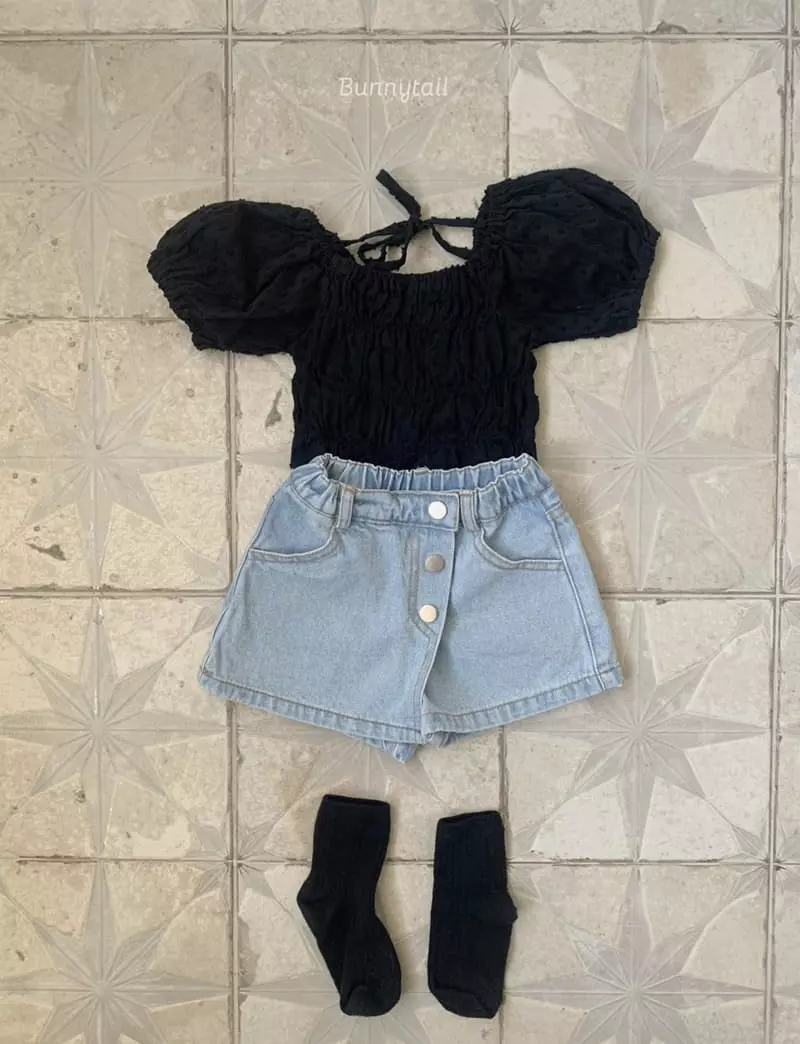 Bunnytail - Korean Children Fashion - #toddlerclothing - Lovit Wrap Skirt Pants - 8