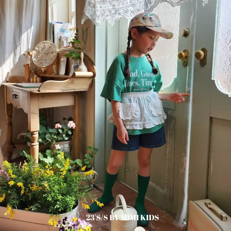 Bymimi - Korean Children Fashion - #Kfashion4kids - Bonjour Apron - 9
